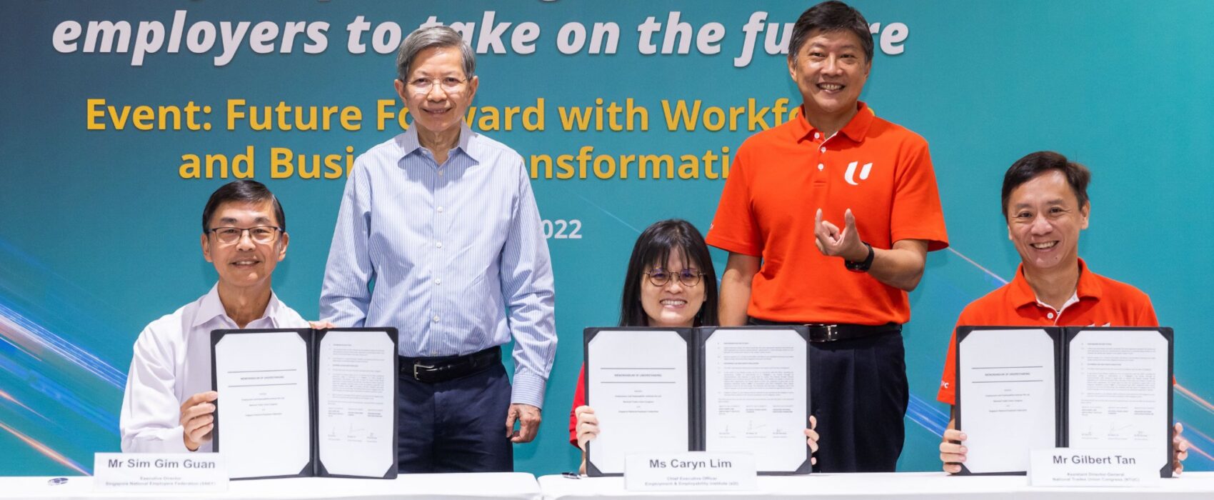 NTUC’s e2i and Singapore National Employers Federation joined hands to better support Employers and Workers
